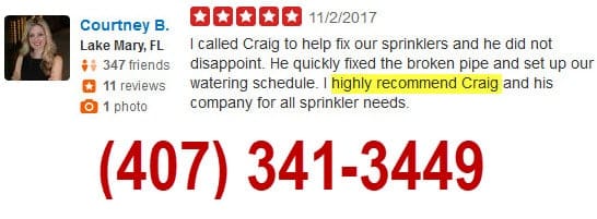 Sprinkler Repair Longwood