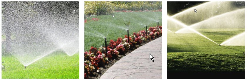 lawn sprinklers